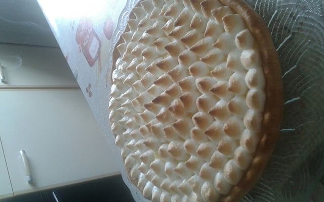 Tarte citron meringuée légère