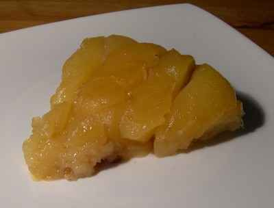 Tarte tatin sans beurre simple et rapide