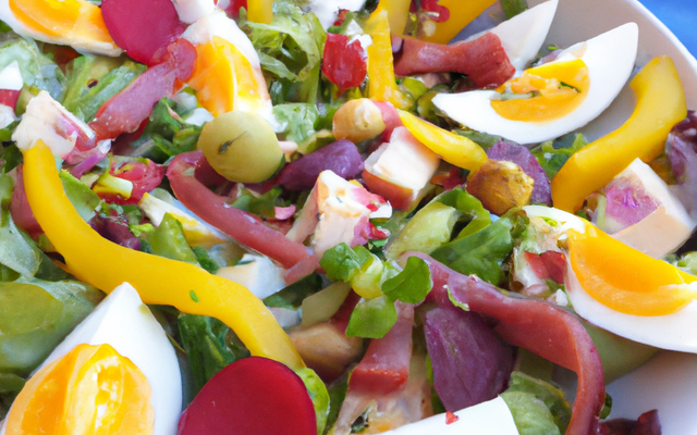 Salade du soleil maison