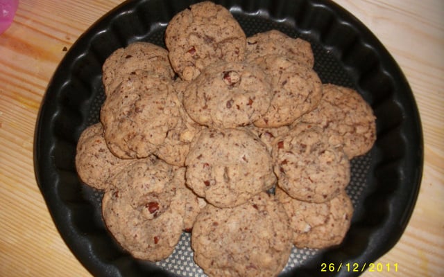 Cookies au chocolat et aux amandes