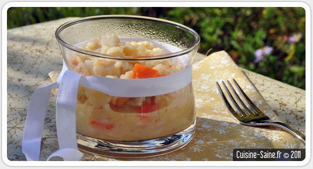 Risotto de noix de Saint Jacques