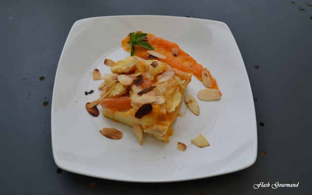 Clafoutis aux abricots & aux amandes