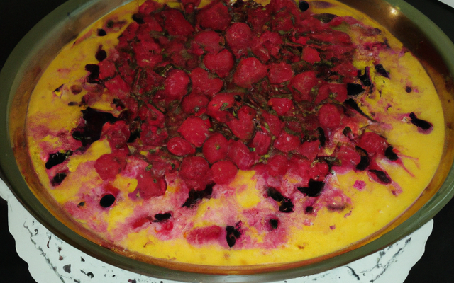 Sabayon de fruits rouges au romarin et vin blanc