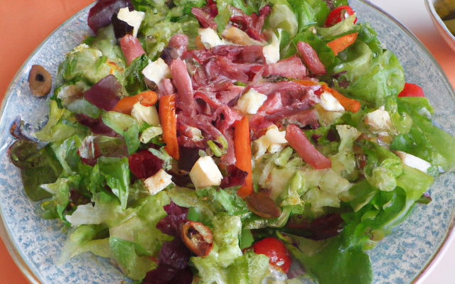 Salade gourmande maison
