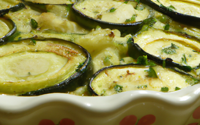 Gratiné de courgettes