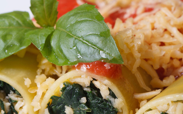 Cannellonis aux épinards et ricotta