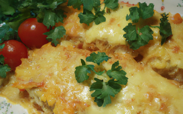Escalopes de poulet au gratin