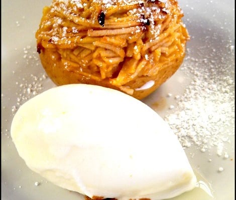 Double pomme au citron, sorbet citron