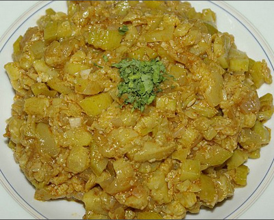 Courgettes à l'ail