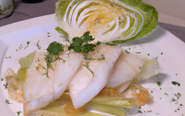 Feuilleté de sole à la julienne d'endive