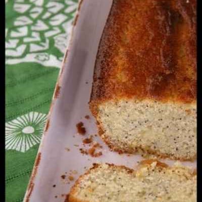 Cake citronné au pavot