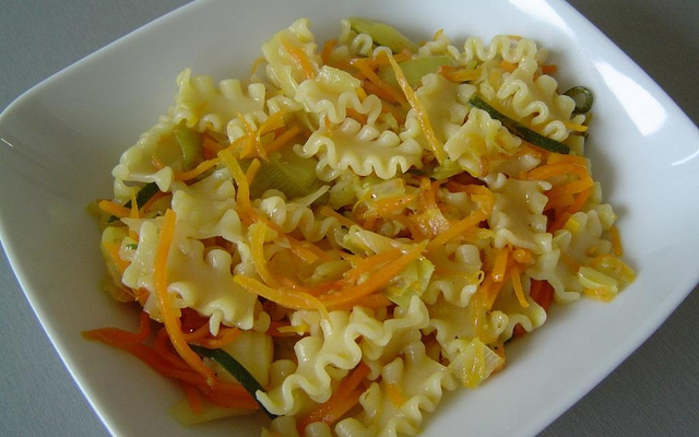 Pâtes aux légumes