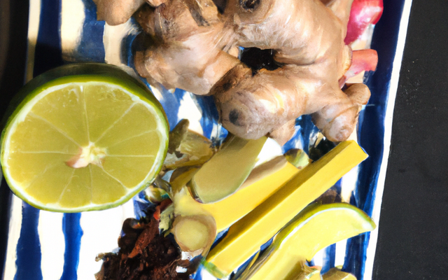 Condiment franco / thai : citron, gingembre