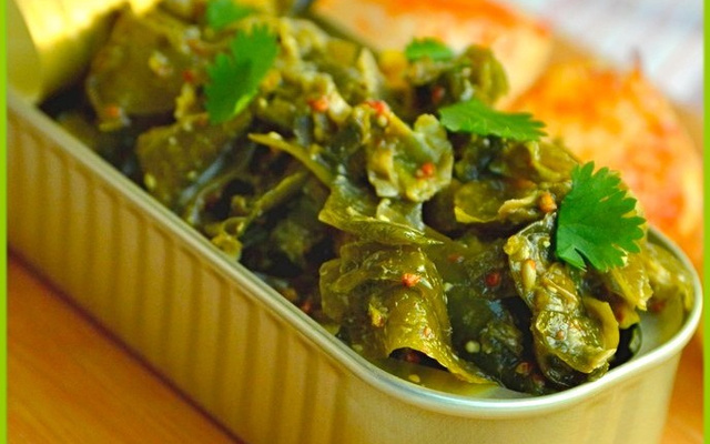 Algues snackées, chutney d'algues