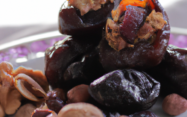 Pruneaux et noix farcis