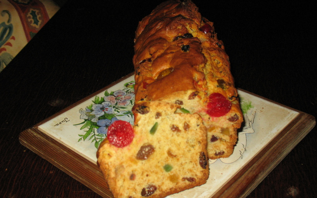 Cake aux fruits confits et au rhum