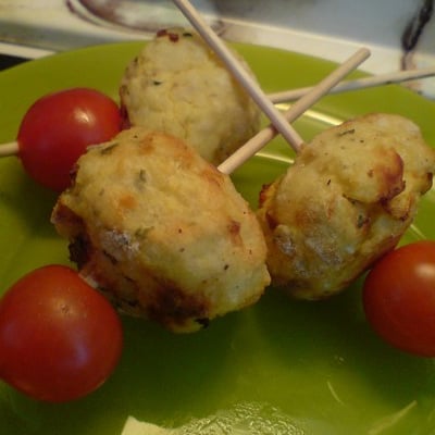 Croquette de pommes de terre à la fêta