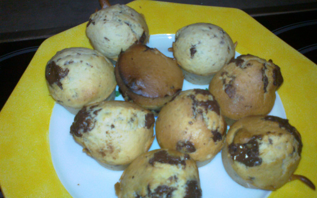 Muffins aux pépites de chocolat fait maison