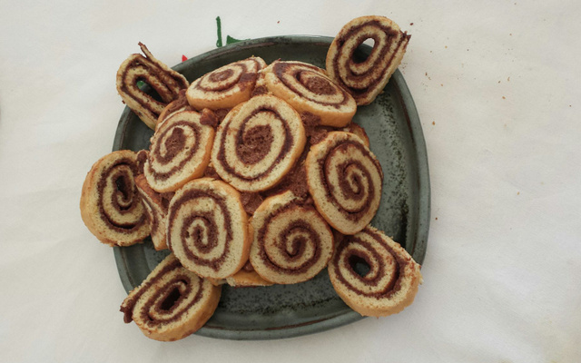 Charlotte chocolat avec biscuit façon roulé