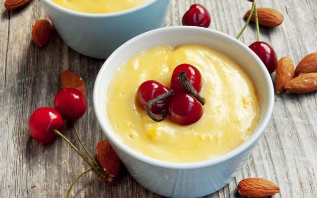 Pouding à la vanille