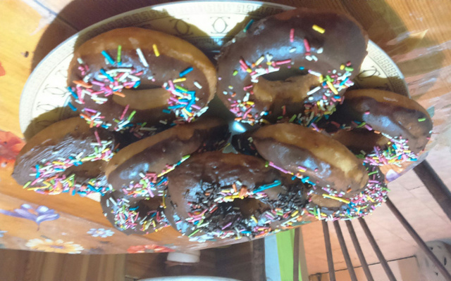 Les donuts au chocolat de Once upon a time