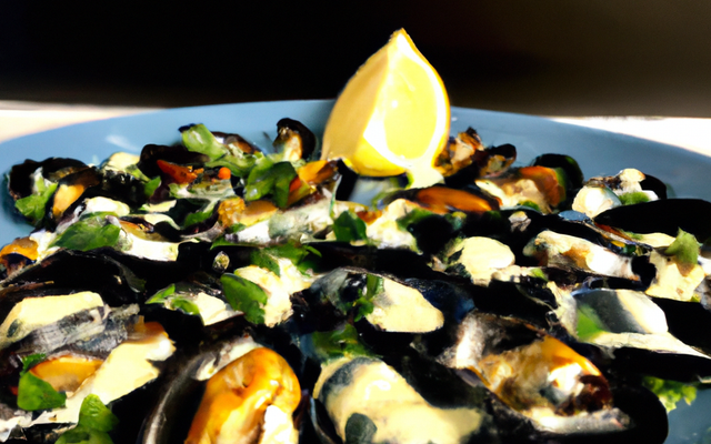 Moules au roquefort maison