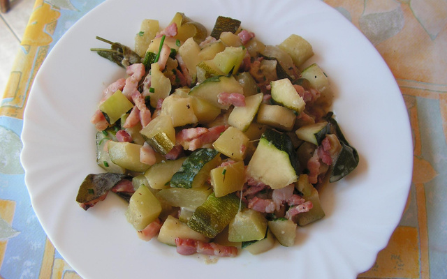 Courgettes à la crème