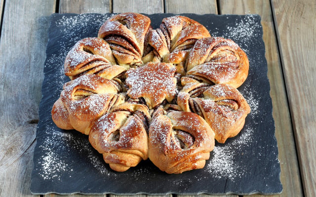 Brioche flocon au Nutella