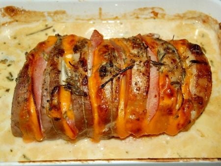 Rôti de porc orloff