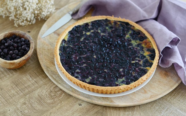 Tarte aux myrtilles
