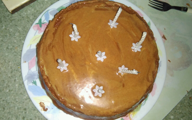 Gâteau d'anniversaire chocolat très simple