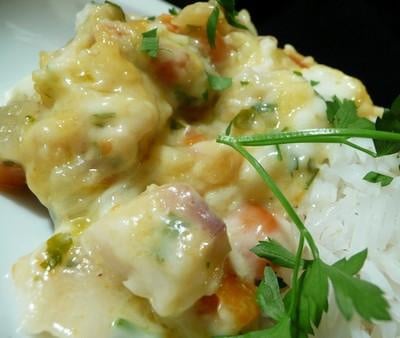 Gratin de cabillaud aux légumes