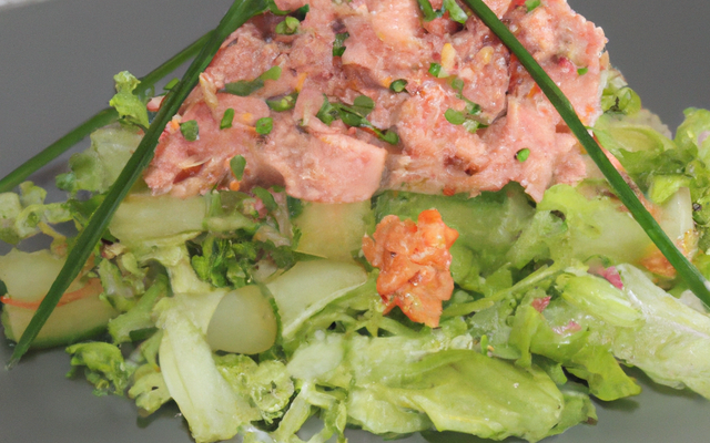 Salade de thon mariné à la papaye verte