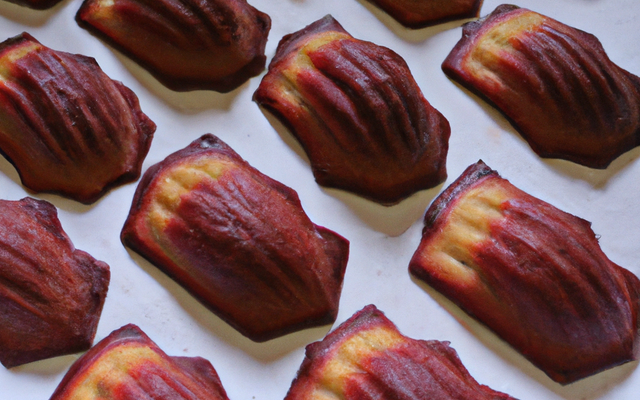 Madeleines chocolat cerise