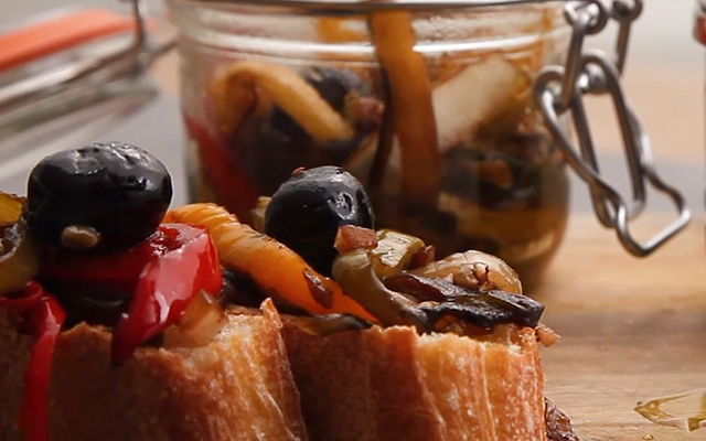 Légumes d'été rôtis à l'Italienne