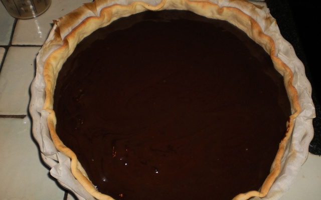 Tarte au chocolat noir