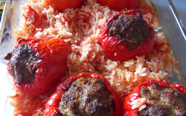 Poivrons farcis gourmands