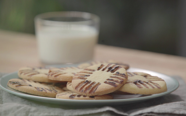 Biscuits "fourchette" au cacao