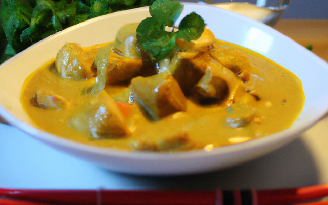 Poulet curry-coco classique