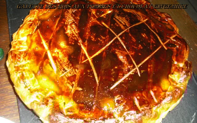 Galette des rois au chocolat et gingembre