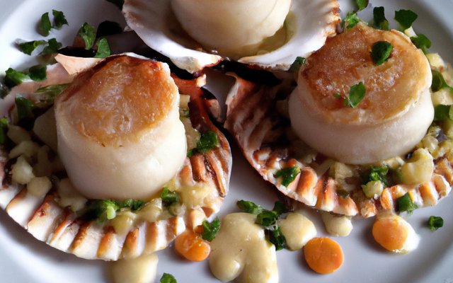 Champerloises et coquilles Saint Jacques
