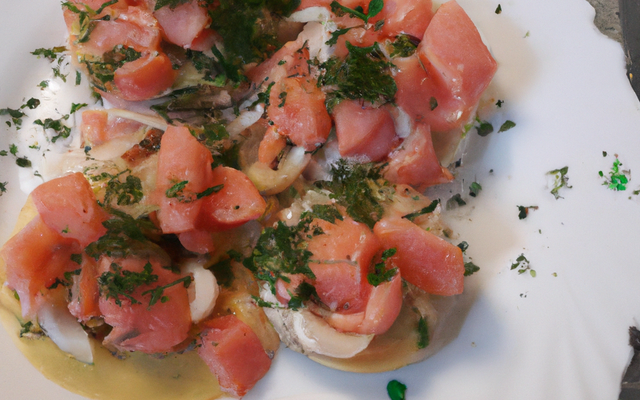 saumon aux crevettes