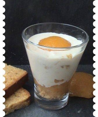 Verrine abricots pain d'épices