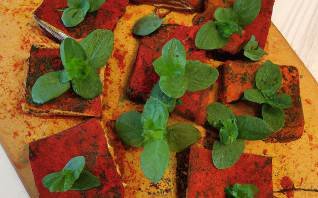Briques turques à la menthe et aux paprika