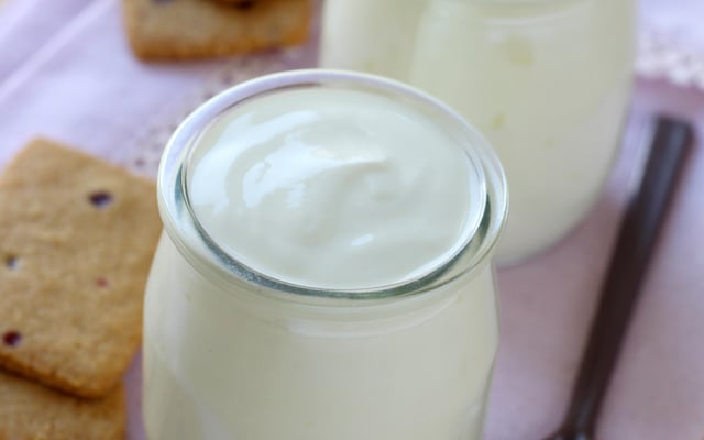 Yaourts à l'eau de fleur d'oranger