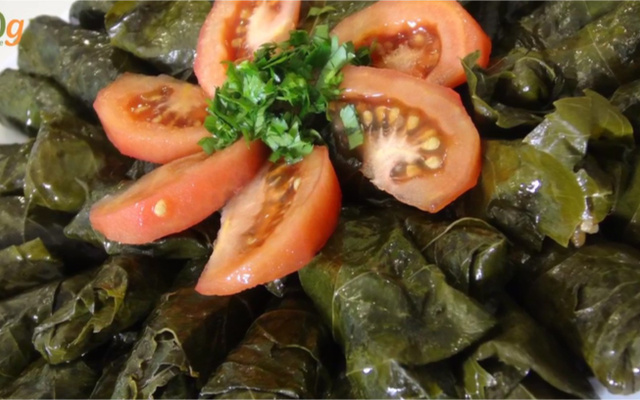 Feuilles de vigne farcies à l'huile