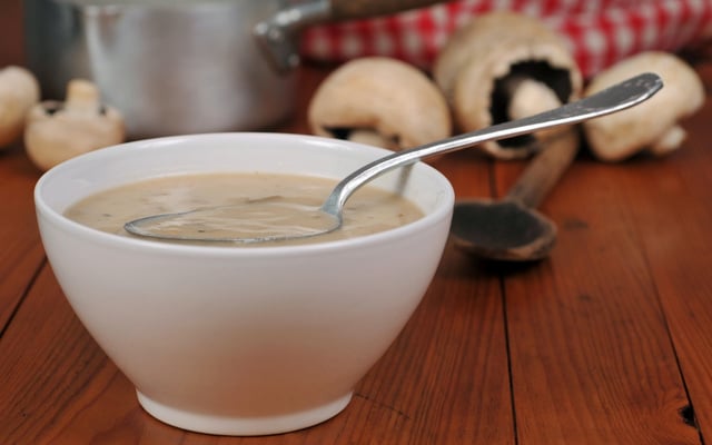 Velouté de champignons de Paris
