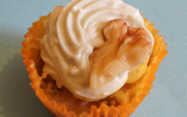 Cupcakes salés roquefort et noix
