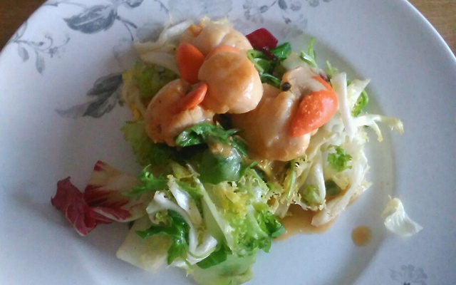 Salade de pétoncles