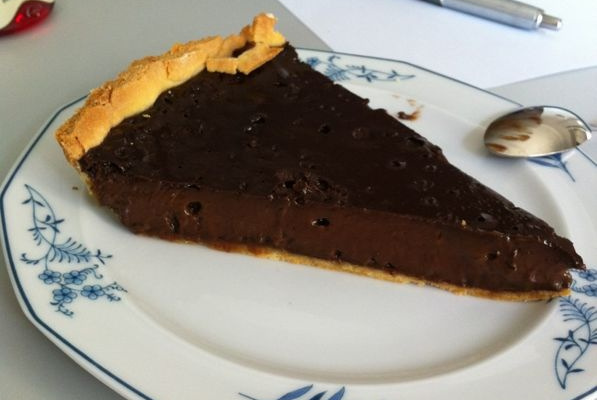Tarte sucrée au chocolat